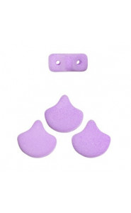 Ginko Leaf Beads 7.5x7.5mm Bondeli - Matt purple